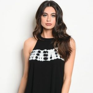 Tie Dye Halter blouse